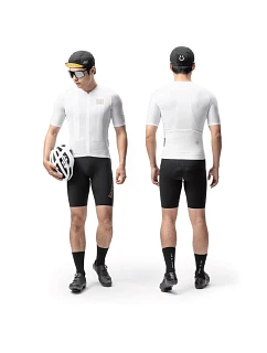 Cyklistický dres Diamond s krátkým rukávem velikost  bílý model 22114119 - Rockbros