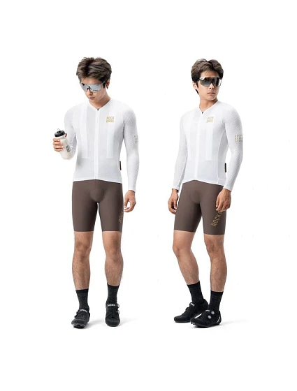 Cyklistický dres s dlouhým rukávem Diamond velikost  bílý model 22114147 - Rockbros