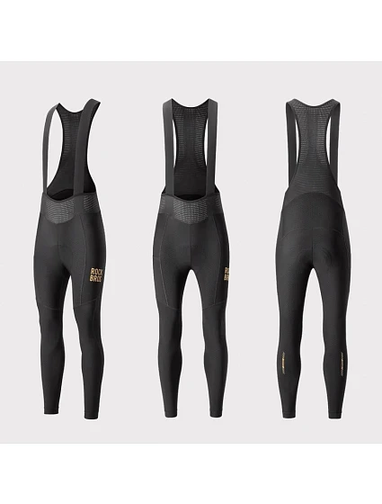 model 22114181 dlouhé fleecové cyklistické kalhoty se šlemi Velikost M černé - Rockbros