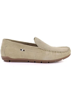 béžové pánské kožené mokasíny model 22115988 - Bugatti