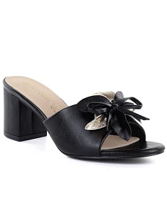 Dámské žabky na s květinou černé model 22116428 - Potocki