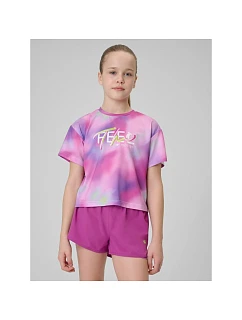 Dívčí rychleschnoucí sportovní tričko model 22210019 dětské - 4F