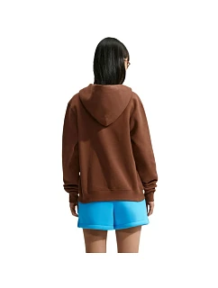 Dámská mikina Nike Studio Fleece Medium Weight, světle hnědá, IM8504, 259