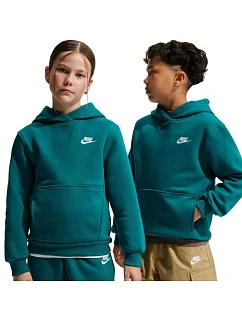 Dětská mikina Sportswear Club Fleece, zelená, model 22311782 - NIKE