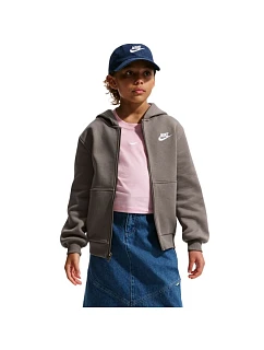 Dětská mikina Sportswear Club Fleece, šedá, model 22311788 289 - NIKE