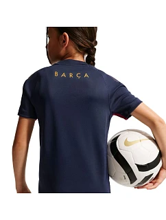 Dětské tričko FC Barcelona Strike tmavě modré a vínové model 22323614 401 - NIKE