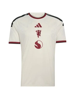 Pánské tričko Manchester United  Jersey, béžové, model 22347022 - ADIDAS
