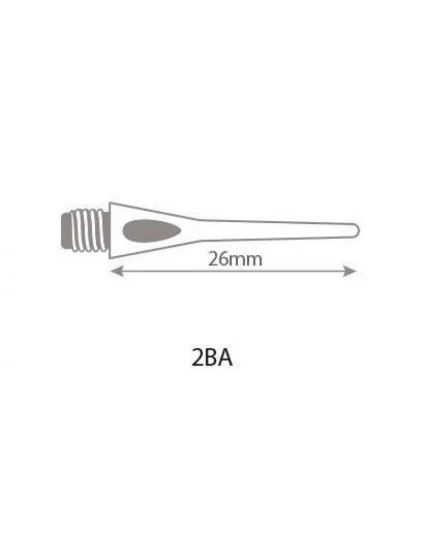 Náhradní hroty model 21340624 Softip 100 ks BOX - Harrows