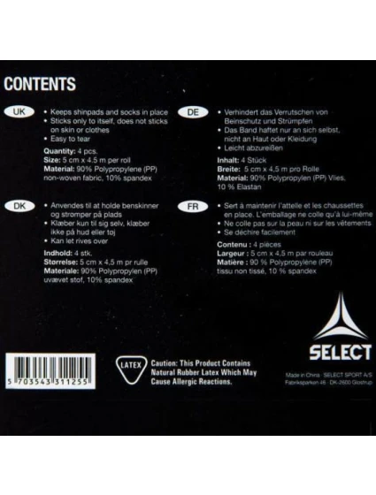 Páska pro kamaše 4 ks v balení 5 cm x 4,5 m model 20902477 - Select