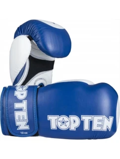 Boxerské rukavice model 21348279 10 oz červené - TOP TEN