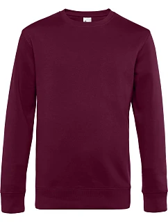 B&C KING Crew Neck_° Pánská mikina model 22484017 dark cherry