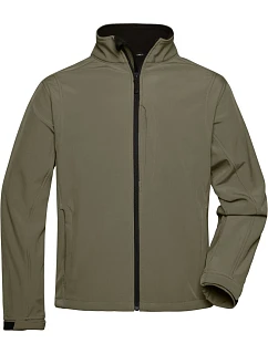 JN 135 Pánská 3vrstvá softshellová bunda model 22485600 olive - Daiber