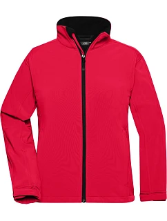 JN 137 Dámská 3vrstvá softshellová bunda model 22485700 red - Daiber
