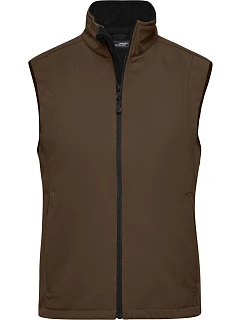 JN 138 Dámská 3vrstvá softshellová vesta model 22485718 brown - Daiber
