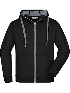 JN Pánská mikina Doubleface 02.0 black/carbon model 22486055 - Daiber