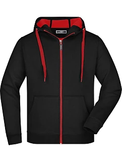 JN Pánská mikina Doubleface 02.0 black/red model 22486062 - Daiber