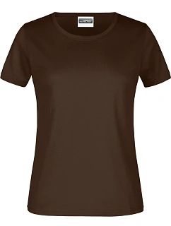 JN Dámské tričko z těžké bavlny 02.0 brown model 22437105 - Daiber