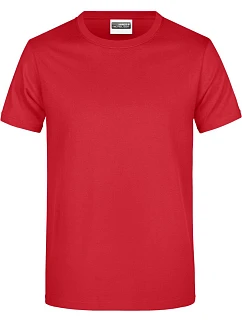 JN Pánské těžké tričko 02.0 red model 22434862 - Daiber