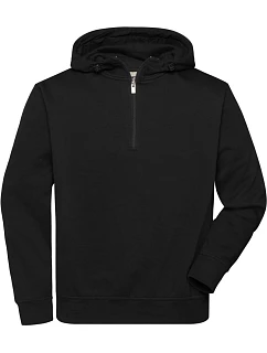 JN  mikina z bio  zip 02.0 black model 22491783 - Daiber