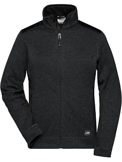 JN Dámská pracovní pletená fleece bunda Strong 02.0 black/black model 22492703 - Daiber
