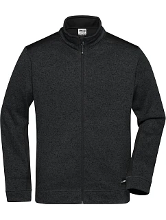 JN Pánská pracovní bunda pletený fleece Strong 02.0 black/black model 22492768 - Daiber