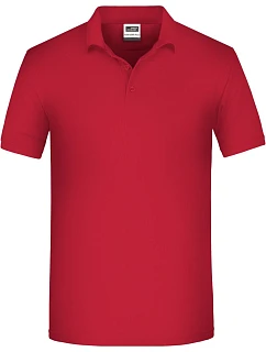 Daiber JN 874 Pánské pracovní bio piqué polo 02.0874 red