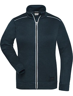 JN Dámská pracovní pletená fleece bunda Solid 02.0 navy/navy model 22493608 - Daiber