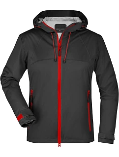 JN Dámská 3vrstvá softshellová bunda 02. black/red model 22529584 - Daiber