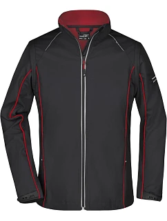 JN Dámská softshell bunda s odepínacími rukávy 02. black/red model 22529788 - Daiber