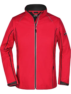 JN Dámská softshell bunda s odepínacími rukávy 02. red/black model 22529800 - Daiber