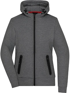 JN Dámská bunda s kapucí 02. dark melange model 22530503 - Daiber