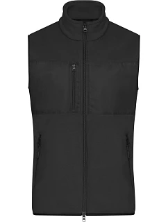 JN Pánská fleecová vesta 02. black/black model 22414751 - Daiber