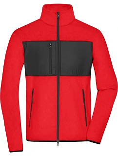 JN Pánská fleecová bunda 02. red/black model 22538439 - Daiber