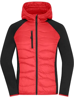 JN Dámská hybridní bunda 02. red/black model 22414959 - Daiber