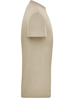 Daiber JN 1808 Pánské pracovní tričko z bio bavlny - Solid 02.1808 stone