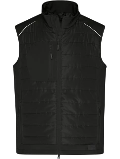 JN Pánská hybridní vesta 02. black/black model 22532731 - Daiber