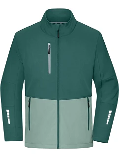JN 3vrstvá softshellová bunda 02.  green model 22460381 - Daiber