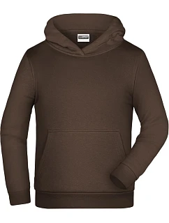 JN Dětská mikina s kapucí 02. brown model 22414029 - Daiber