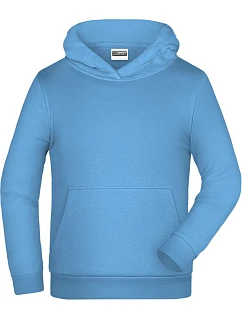 JN Dětská mikina s kapucí 02. sky blue model 22414101 - Daiber