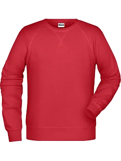 Pánská raglánová mikina 02. red model 22415577 - Daiber