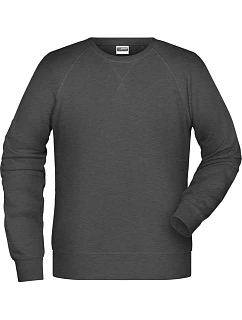 Daiber 8022 Pánská raglánová mikina 02.8022 black heather