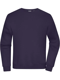 Těžká oversize unisex mikina 02. deep purple model 22446167 - Daiber