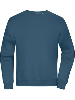 Těžká oversize unisex mikina 02. dusty blue model 22446176 - Daiber