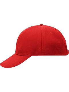 MB 609 6 panelová vyztužená kšiltovka model 22507391 red - Daiber