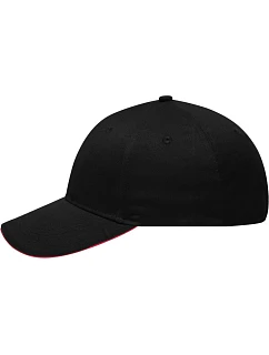 MB 6 panelová sandwich kšiltovka 03. black/red model 22495408 - Daiber