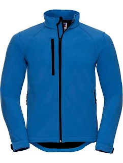 Pánská 3vrstvá softshellová bunda 10. azure blue model 22466460 - Russell Athletic