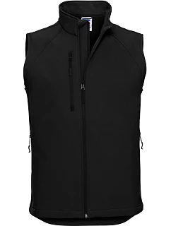 Pánská 3vrstvá softshellová vesta 10. black model 22467254 - Russell Athletic