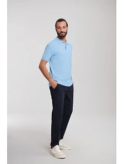 Russell Athletic 570M Pánské piqué polo "Authentic Eco" 10.570M sky