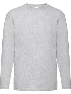 Valueweight T LSL Tričko s dlouhým rukávem model 22496744 heather grey - Fruit of the Loom