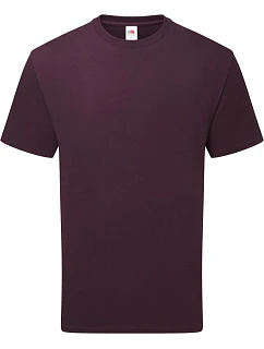 Pure Cotton T Tričko z těžké bio bavlny model 22447655 dark plum - Fruit of the Loom
